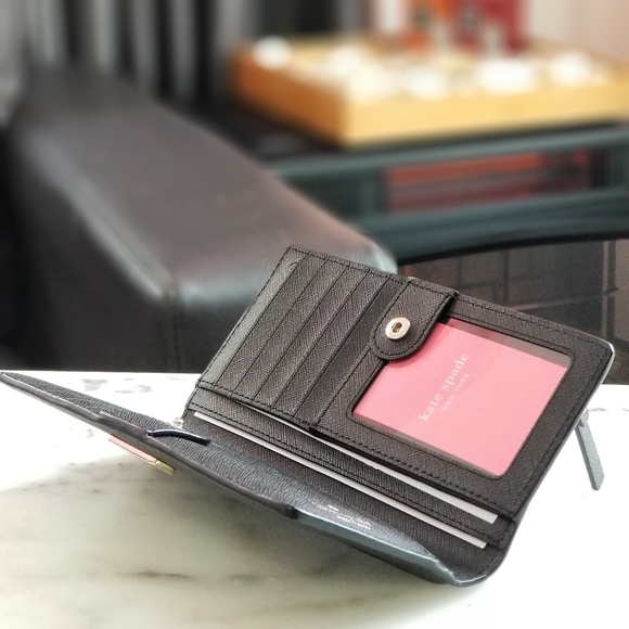 🚫SOLD🚫 Kate Spade Laurel Way Stacy Wallet Black - Picture 2 of 6